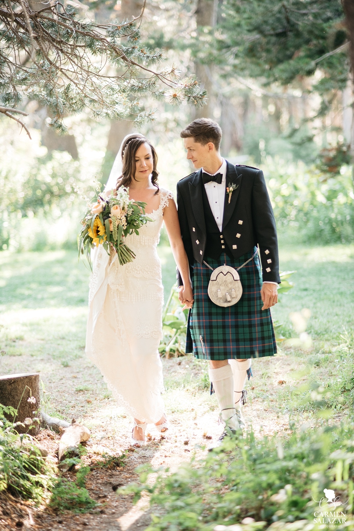 Scottish Summer Destination Wedding At The Hideout Part 2 Rustic Scottish Themed Wedding In Tahoe Carmen Salazar